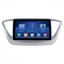 Штатная магнитола Lesko 9" Hyundai Solaris II 2017-2020 6/128Gb 4G Wi-Fi GPS Top (9324-43652)