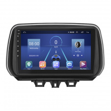 Штатная магнитола Lesko Hyundai Tucson III Рестайлинг 2018-2021 10" 4/64Gb 4G Wi-Fi GPS Top (10610-52954)