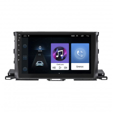 Штатная магнитола Lesko Toyota Highlander III U50 2013-2016 10" 1/16Gb Wi-Fi GPS Base (9688-53960)
