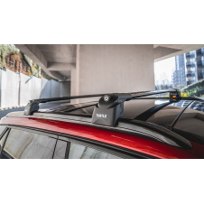 Автобагажник на крышу Turtle AIR 2 Land Rover Discovery 2015+ Черный