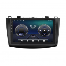 Штатная магнитола Lesko для Mazda 3 II (BL) Рестайлинг 2011-2013 экран 9" 4/64Gb/ 4G/ Wi-Fi/ CarPlay Premium