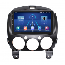 Штатная магнитола Lesko 9" Mazda 2 II DE 2007-2010 6/128Gb 4G Wi-Fi GPS Top (9573-43672)