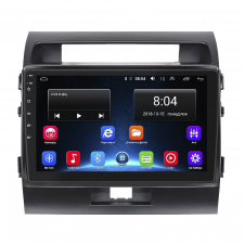 Штатная магнитола Lesko Toyota Land Cruiser 200 Series Рестайлинг 1 2012-2015г 10" 2/32Gb Wi-Fi GPS Base (9707-55123)