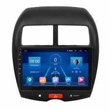Штатная магнитола Lesko Mitsubishi Outlander Sport I 2010-2013г 10" 6/128Gb 4G Wi-Fi GPS Top (11496-66082)