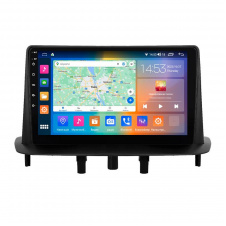 Штатная магнитола Lesko 9" Renault Megane III Рестайлинг 2 2014-2016 4/64Gb CarPlay 4G Wi-Fi GPS Prime (9830-48066)