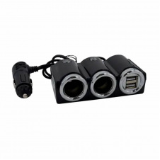 Разветвитель прикуривателя в автомобиль 2 USB 12V-24V Olesson 1502