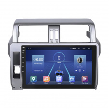 Магнитола Lesko Toyota Land Cruiser Prado 150 Series Рестайлинг 1 2013-2017г 10" 4/32Gb 4G Wi-Fi GPS Top (9708-53998)