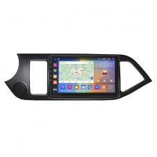 Магнитола Lesko Kia Picanto II Рестайлинг 2015-2017 IPS 9" 4/64Gb CarPlay 4G Wi-Fi GPS Prime (10526-53125)