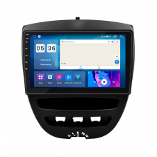 Штатная магнитола Lesko 10" Peugeot 107 I Рестайлинг 2009-2012 4/64Gb CarPlay 4G Wi-Fi GPS Prime (9434-47966)