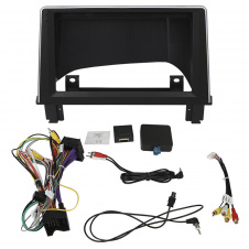 Штатный комплект с переходной рамкой 9" Lesko BMW 1 F20/F21 2013-2016 + адаптер питания (1234-318)
