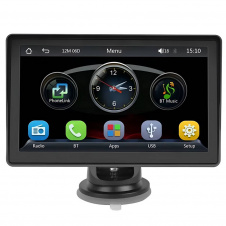 Сенсорный мультимедийный автомобильный монитор Podofo A3241 Bluetooth FM Black (1164)
