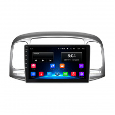 Штатная магнитола Lesko Hyundai Accent III 2006-2011 9" 2/32Gb Wi-Fi GPS Base (10472-54812)