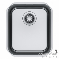 Прямоугольная кухонная мойка под столешницу Fanke Smart SRX 110-34 122.0739.540 полированная сталь
