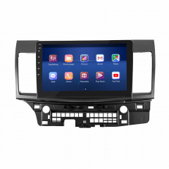 Штатная магнитола Lesko 10" Mitsubishi Lancer X 2007-2010 6/128Gb 4G Wi-Fi GPS Top (6104-46665) Київ