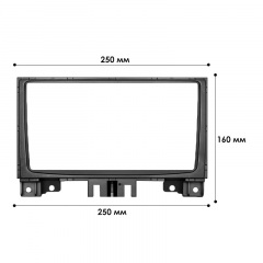Переходная рамка Lesko 9" Mercedes Sprinter W906 2006+ Volkswagen Crafter 2006-2016 (10612-52783) Нікополь