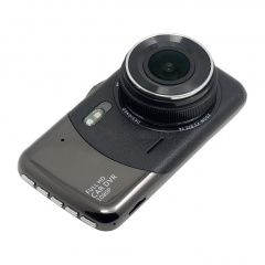 Видеорегистратор RIAS DVR T652 Full HD с выносной камерой заднего вида Silver-Black (3sm_510618518) Київ