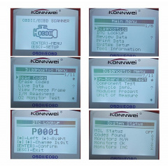 Диагностический автомобильный сканер Konnwei KW808 OBD II/EOBD (np2_00246) Киев