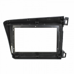 Переходная рамка Lesko для автомагнитолы Honda Civic (2012-2015 гг.) 9" Петрове