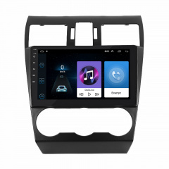 Штатная магнитола Lesko для Subaru Impreza IV Рестайлинг 2014-2016 экран 9" 1/16 Wi-Fi Optima GPS Android Цумань