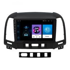 Штатная магнитола Lesko Hyundai Santa Fe II 2005-2010 9" 1/16Gb/ Wi-Fi Optima GPS Android Лубни