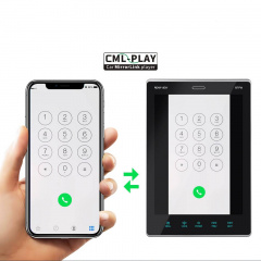 Автомагнитола CML-PLAY 2DIN с большим сенсорным экраном 9.5" и пультом на руль Tesla Style TS091 Bluetooth 16/1Gb Киев