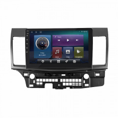 Штатная магнитола Lesko для Mitsubishi Lancer X Рестайлинг 2011-2015г. 10" 4/32Gb/ 4G/ Wi-Fi/ CarPlay Premium Михайлівка