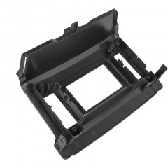 Переходная рамка Lesko 2 DIN Toyota Land Cruiser Prado 2010 Черно-серебристый (9310-37867) Энергодар