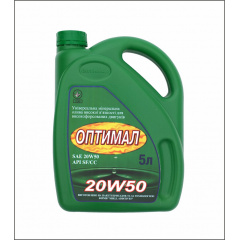 Масло моторное Optimal 20W50 API SF/СС 5 л Косів