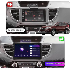 Штатная магнитола Lesko Honda CR-V IV Рестайлинг 2014-2018 10 1/16Gb Optima (9477-33962) Київ