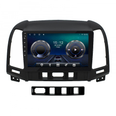 Штатная магнитола Lesko Hyundai Santa Fe II 2005-2010 г 9" 4/32Gb/ 4G/ Wi-Fi/ CarPlay Premium GPS Android (9614-34403) Киев
