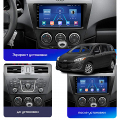 Штатная магнитола Lesko 9" Mazda Premacy III CW 2010-2017 4/64Gb/ 4G/ Wi-Fi/ CarPlay Premium (9577-38587) Новониколаевка