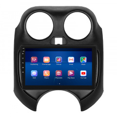 Штатная магнитола Lesko 9" Nissan March IV K13 2010-2013 6/128Gb 4G Wi-Fi GPS Top (9524-43726) Новая Каховка
