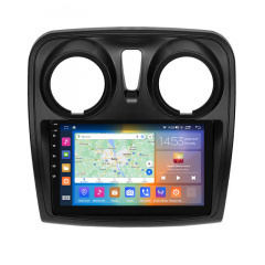 Штатная магнитола Lesko 9" Dacia Sandero II 2012-2016 4/64Gb CarPlay 4G Wi-Fi GPS Prime (10224-47545) Ужгород