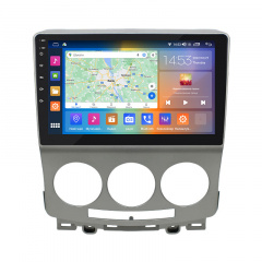 Штатная магнитола Lesko 9" Mazda 5 I CR Рестайлинг 2007-2010 2/32Gb CarPlay 4G Wi-Fi GPS Prime (9515-47777) Вишневое