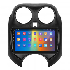 Штатная магнитола Lesko 9" Nissan Micra IV K13 2010-2013 4/64Gb CarPlay 4G Wi-Fi GPS Prime (9523-47918) Рівне