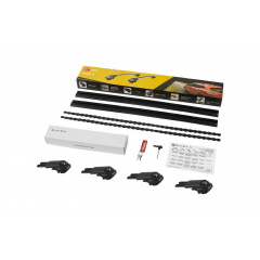 Автобагажник на крышу Turtle AIR 1 Jeep Grand Cherokee 1992-2001 черный Днепр