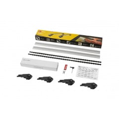 Автобагажник на крышу Turtle AIR 1 Volkswagen Touareg 2005-2009 Серый Киев