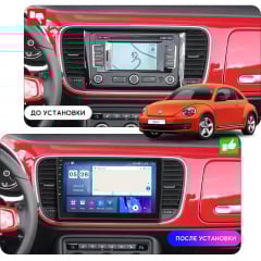 Штатная магнитола Lesko 10" Volkswagen Beetle II A5 2011-2019 2/32Gb CarPlay 4G Wi-Fi GPS Prime Луцк