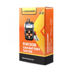 Автомобильно аккумуляторный тестер KONNWEI KW208 диагностика машин 12V Київ