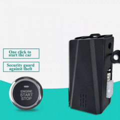 Система запуска двигателя кнопка Smart System START-STOP универсальная с подсветкой и режимом старта на холодную Ізюм