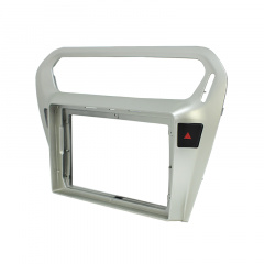 Переходная рамка Lesko для Peugeot 301 2012-2016/Citroen Elysee 14-17 (TK 0070) 9" Серый Надвірна