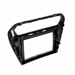 Переходная рамка Lesko для Peugeot 301 2012-2016/Citroen Elysee 14-17 (TK 0070) 9" Серый Надвірна