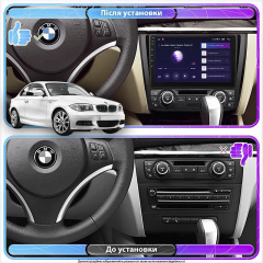Магнитола Lesko BMW 1 серии I E81/E82/E87/E88 Рестайлинг 2007-2011г 9" 2/32Gb Wi-Fi GPS Base Киев