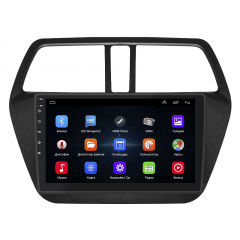 Штатная магнитола Lesko Suzuki SX4 II S-Cross 2013-2016 9" 1/16Gb Wi-Fi GPS Base (10286-55111) Городок