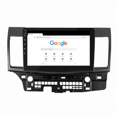 Штатная магнитола Lesko Mitsubishi Lancer X (2007-2017гг.) 10.1" 2/32Gb Wi-Fi Optima GPS Android митсубиси Кривий Ріг
