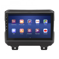 Штатная магнитола Lesko Jeep Wrangler IV JL 2017-н.в. 9" 6/128Gb 4G Wi-Fi GPS Top (10259-54049) Киев