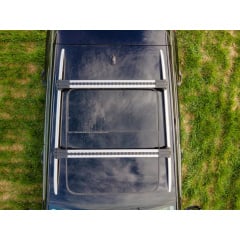 Автобагажник на крышу Turtle AIR 1 Jeep Grand Cherokee 1992-2001 Серый Володимир-Волинський