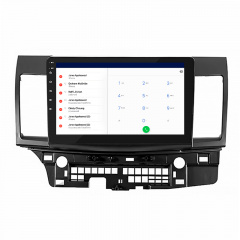 Штатная автомагнитола Lesko Mitsubishi Lancer X (2007-2017 гг.) 10.1" 2+32 Gb 4G Premium GPS Android Киев