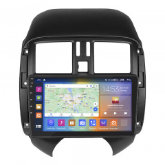Штатная магнитола Lesko 9" Nissan Versa II 2012-2014 4/64Gb CarPlay 4G Wi-Fi GPS Prime (9533-47952) Дзензелевка