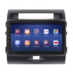 Магнитола Lesko Toyota Land Cruiser 200 Series Рестайлинг 1 2012-2015г 10" 2/32Gb 4G Wi-Fi GPS Top (9707-53984) Бородянка